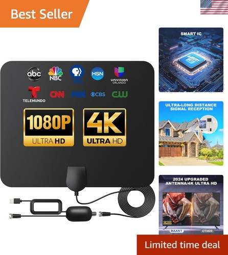 Long range indoor antenna - range, tv
